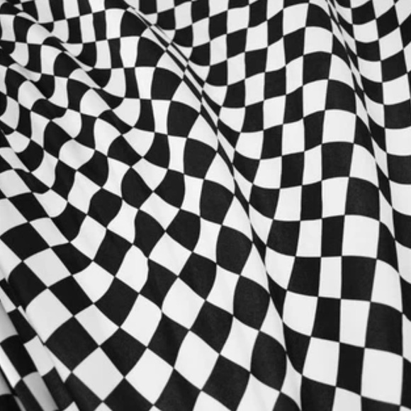 High-Waisted, Checker Coquetry Leggings - Picture 6 of 6